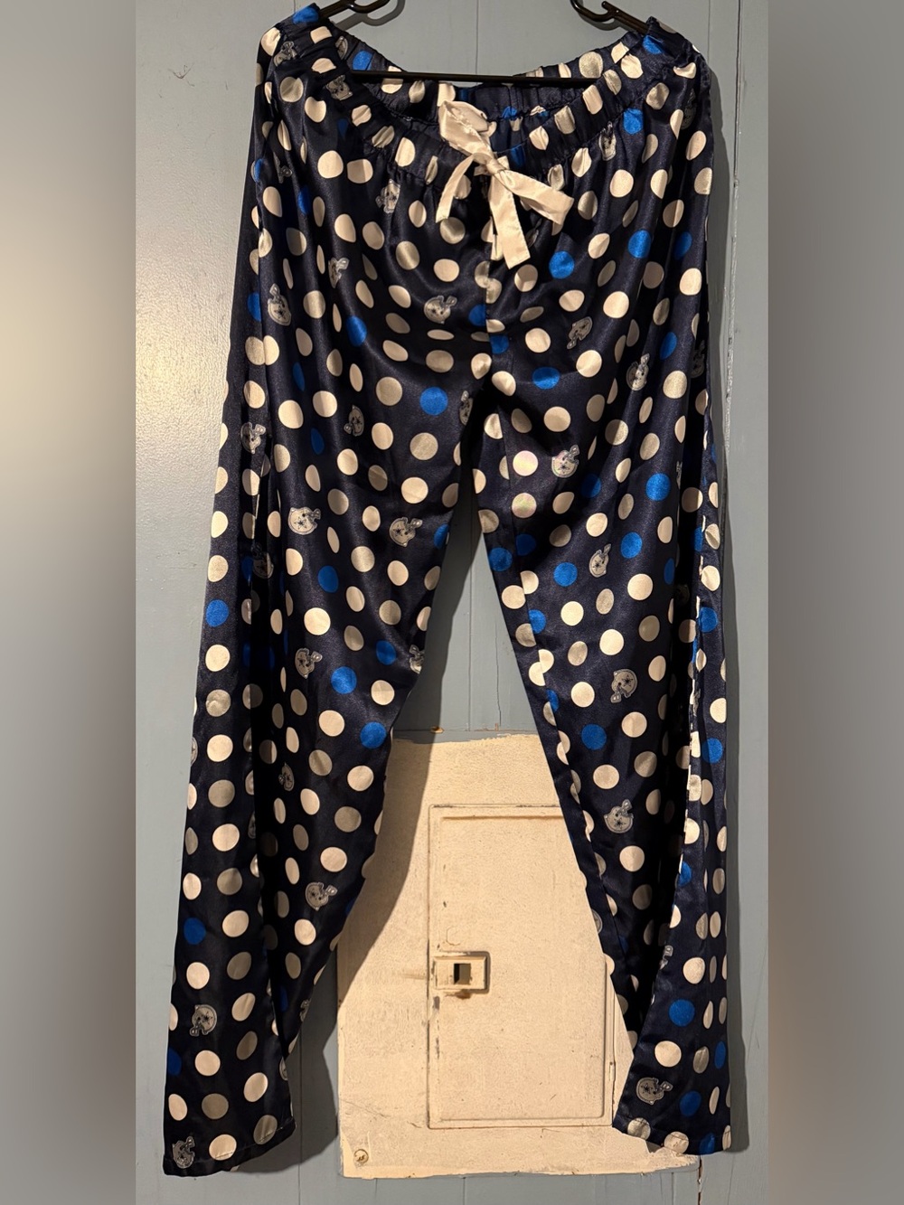 Official Dallas Cowboys Men's Pajama Pants XL Blue 100% Polyester Drawstring PJ - Picture 1 of 3